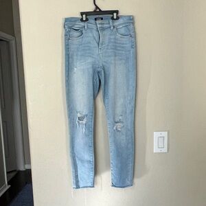 Express Light Blue Skinny Jeans